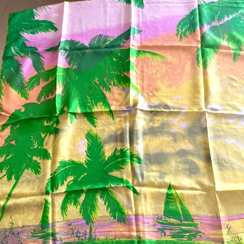 Silk 100% pure scarf beautiful color